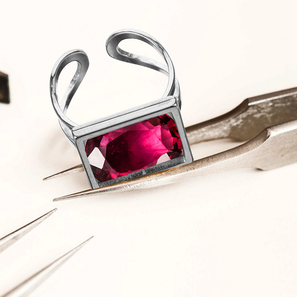 4 Stück quadratische Ringrohli – Jewelry Making Gemstones Bewertung und Preis