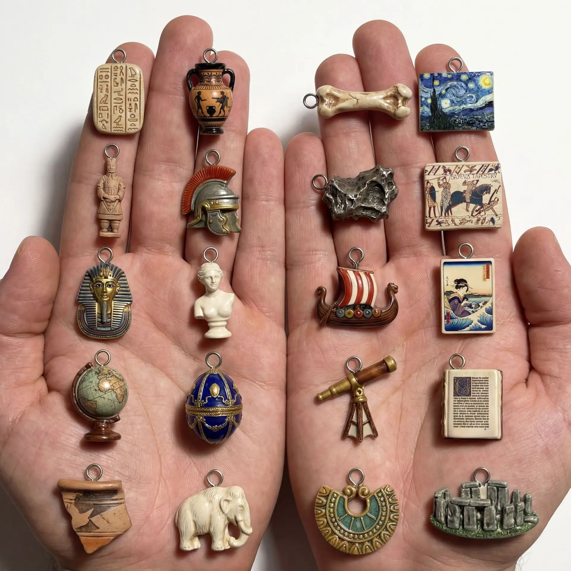 Miniatur-Figuren im Stil der W – Jewelry Making History Bewertung und Preis