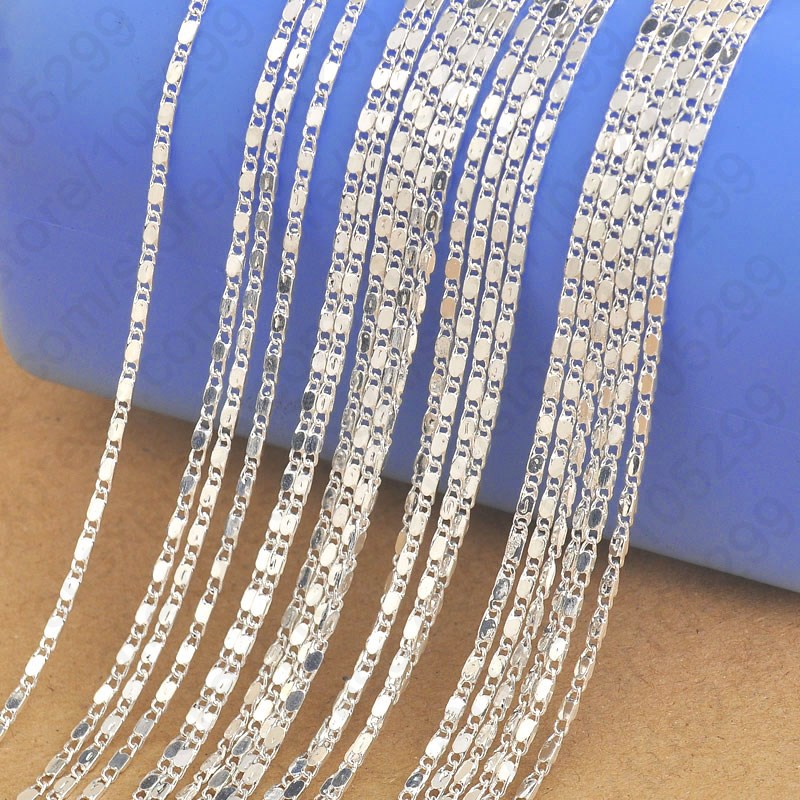Großhandel 10 STÜCK 16''-30''  – Lobster Clasp Silver Bewertung und Preis
